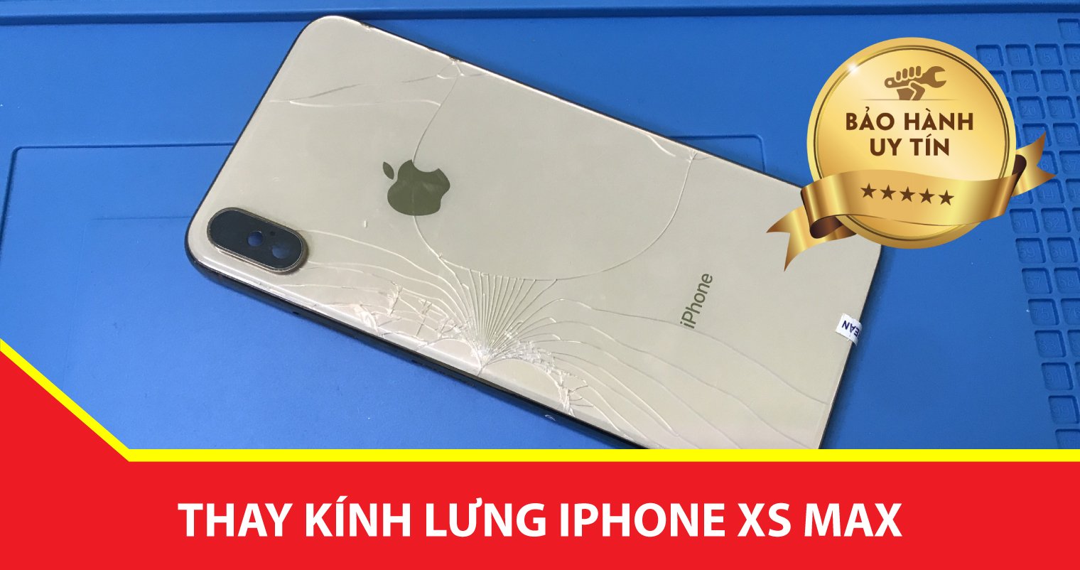thay kinh lung dien thoai iphone xs max