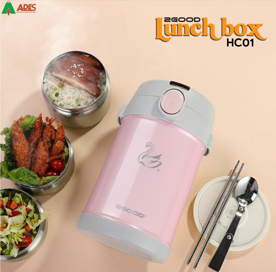 2Good Lunch Box HC01 (2000ml) hong