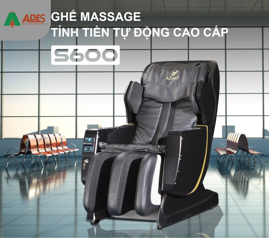 Ghe Massage Azaki S600 tinh te trong tung chi tiet