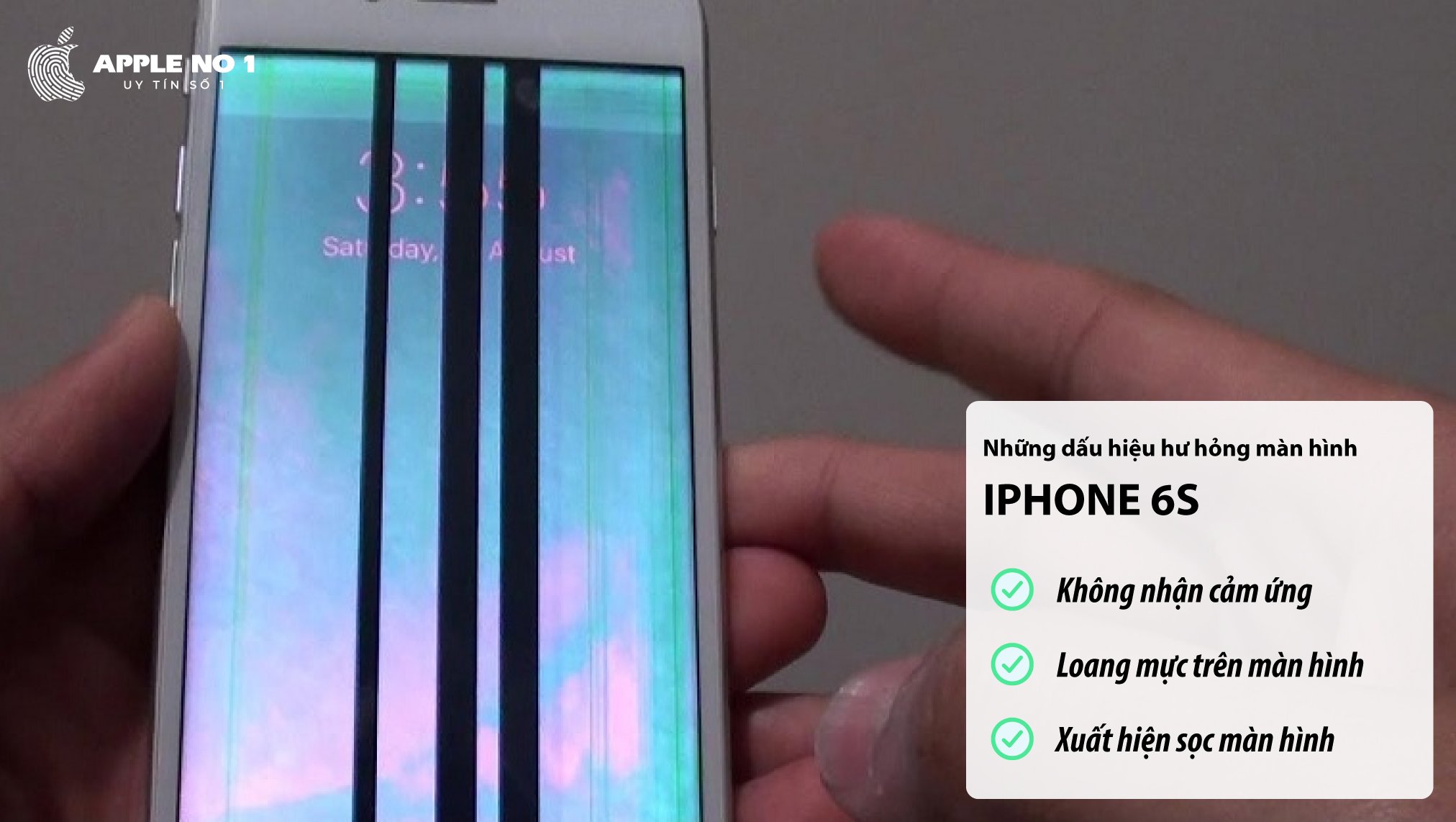 Những dấu hiệu hư hỏng trên màn hình iPhone 6s