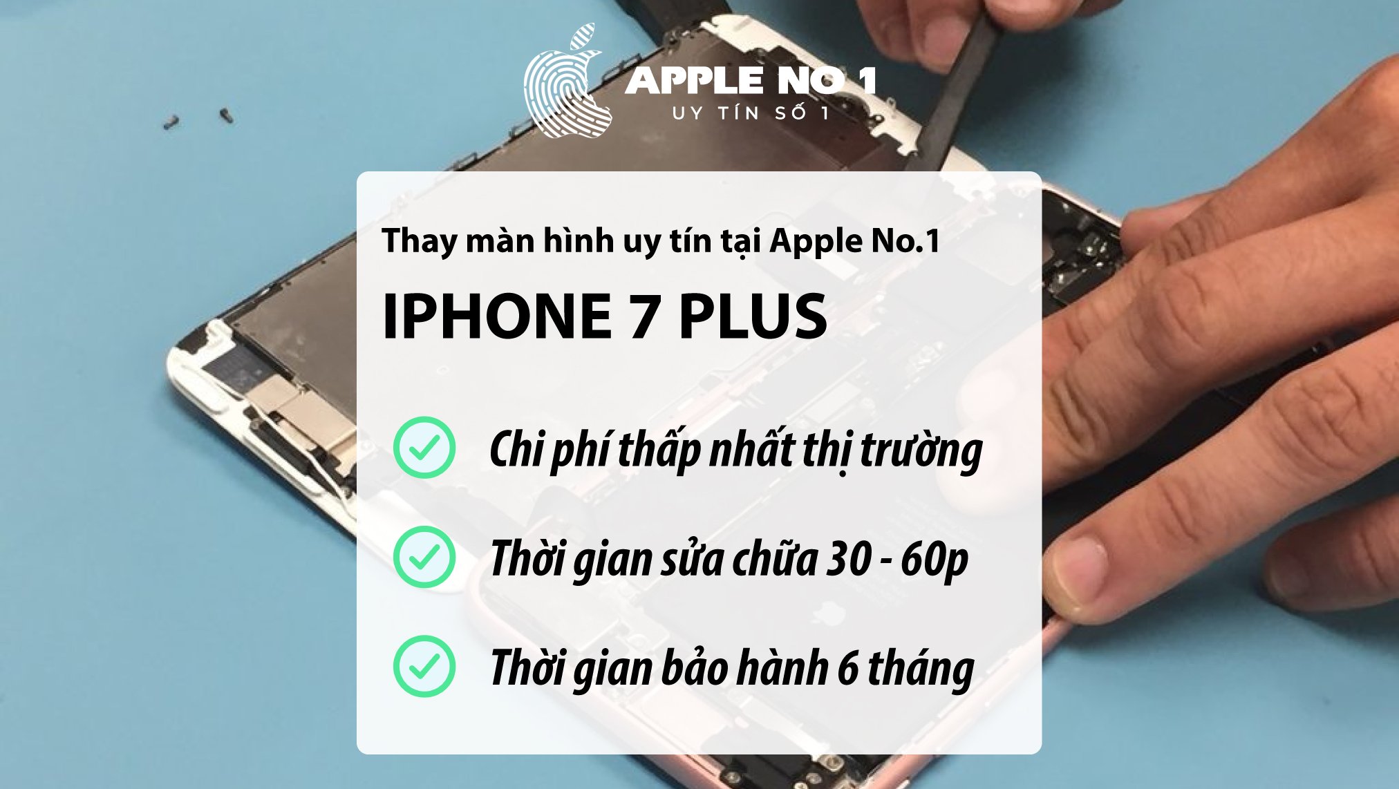 Địa chỉ thay màn hình iPhone 7 uy tín, chuyên nghiệp tại Hà Nội